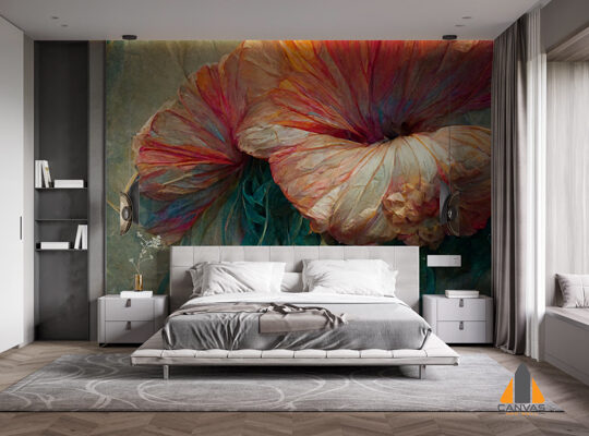 nature-background-with-green-plants-flowers-floral