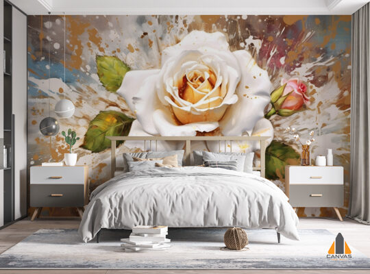 painting-white-rose-with-word-love-it