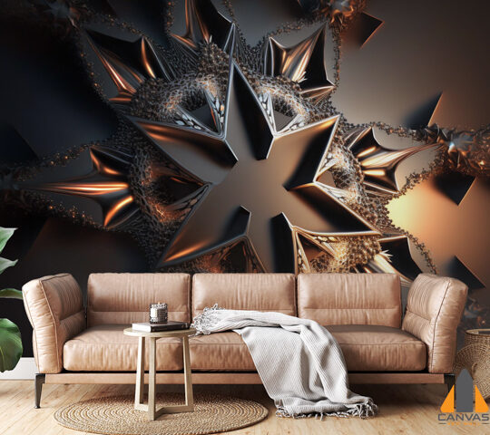 shower-million-sparkling-star-shaped-mirrors-from-heavens-bright-creative-abstract-decoration-element-celebration-gold-silver-glitter-star-with-golden