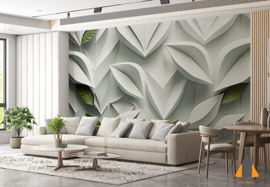 soft-ethereal-dreamy-white-geometric-leaves-3d-tiles-texture-background