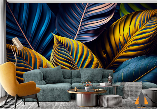 tropical-leaves-gold-blackllustration-black-gold-tree-leaf 28329