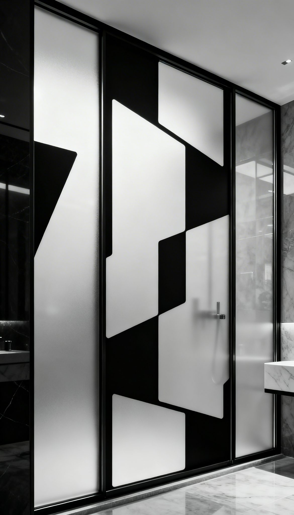 Ornate Floral Privacy Film - Window Frosting